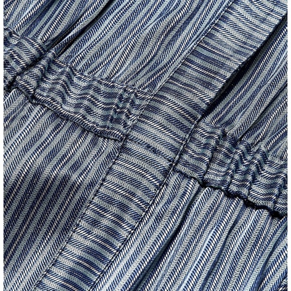 NWT Ramy Brook Alanis Metallic Stripe A-Line Shirtdress - Picture 13 of 16